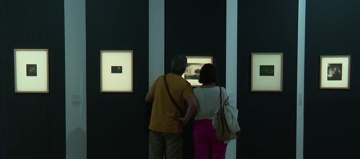 Visiteurs pressés, passez votre chemin ! Ici, il faut prendre le temps de scruter les œuvres pour y déceler les détails. (France 3 Pays de Loire)