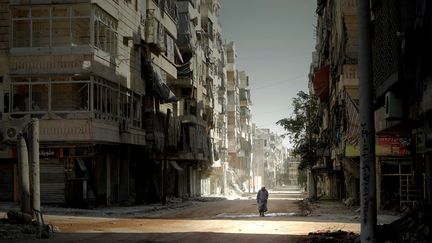 Alep (Syrie), le 3 septembre 2012. (JOSEPH EID / AFP)