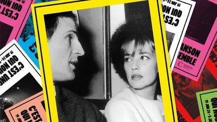 Jeanne Moreau et François Truffaut, à la première de "Jules et Jim", à Rome en 1962. (KEYSTONE-FRANCE / GAMMA-RAPHO / GETTY IMAGES)