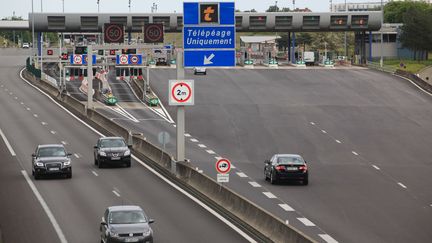 L'autoroute A13 entre la capitale et la Normandie va complètement passer en flux libre, sans barrière de péage, en décembre 2024. (OLIVIER BOITET / MAXPPP)