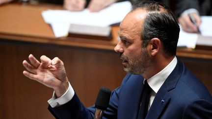 Le Premier ministre Edouard Philippe à l'Assemblée nationale le 24 juillet 2018.&nbsp; (BERTRAND GUAY / AFP)