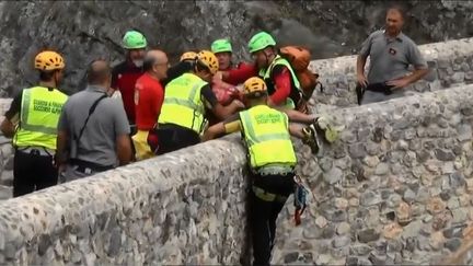 Huit randonneurs ont été emportés lundi 20 août dans la crue soudaine d'un torrent dans&nbsp; un parc de Calabre, dans le sud de l'Italie.