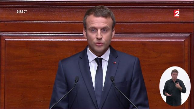 Macron au Congrès de Versailles : "Nous avons vous et moi reçu le mandat du peuple"