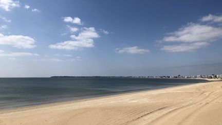 La plage de La Baule rouvre mercredi 13 mai à 8 heures. (ANNE PATINEC / RADIO FRANCE)