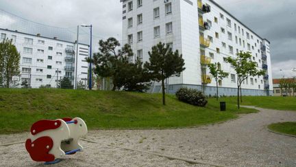 Le quartier de la Tour du Renard &agrave; Outreau (Pas-de-Calais) o&ugrave; habitaient les enfants victimes de l'affaire. (MAXPPP)