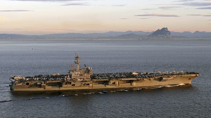 &nbsp; (Le porte-avions américain George H.W. Bush a été envoyé dans le Golfe. © Reuters / U.S. Navy / Lt. Juan David Guerra)