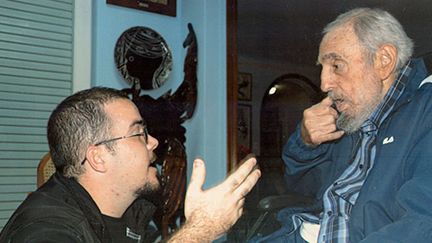 &nbsp; (Fidel Castro avec Randy Perdomo Garcia le 23 janvier dernier © REUTERS)