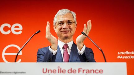 Claude Bartolone, la tête de liste socialiste en Ile-de-France, aux élections régionales, le 6 décembre 2015. (MAXPPP)