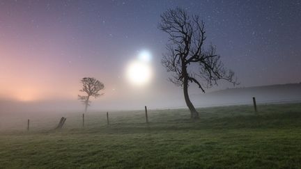 Le Britannique Ainsley Bennett a remporté le premier prix dans la catégorie "Vue du ciel", avec&nbsp;Binary Haze. (AINSLEY BENNETT)