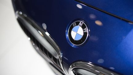 Exposition d'une BMW au salon automobile europ&eacute;en de Bruxelles (Belgique), le 14 janvier 2015&nbsp; (LAURIE DIEFFEMBACQ / BELGA MAG / AFP)