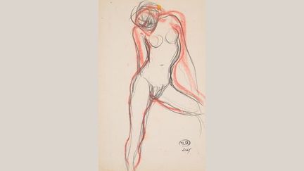 Femme nue à la jambe gauche écartée
 (Musée Rodin. Photo : Jean de Calan)