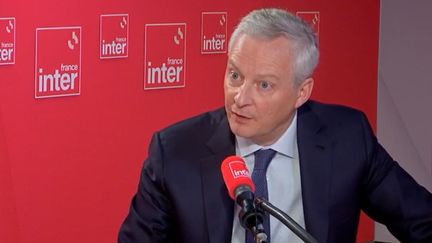 Bruno Le Maire, ministre de l'Economie, était l'invité de France Inter mercredi 27 juillet 2022.
 (CAPTURE ECRAN FRANCE INTER)