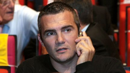 L'ancien coureur cycliste Richard Virenque, lors de la pr&eacute;sentation du Tour de France, le 22 octobre 2009 &agrave; Paris.&nbsp; (JACQUES DEMARTHON / AFP)