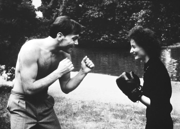 Patrick Dewaere et Evelyne Bouix préparant "Edith et Marcel" de Claude Lelouch. L'une des dernières photos de l'acteur.
 (AFP)