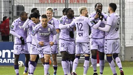 Les Monégasques s'imposent à Clermont (0-2) lors de la 22e journée de Ligue 1. (THIERRY ZOCCOLAN / AFP)