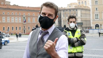 Tom Cruise sur le tournage de "Mission Impossible 7" à Rome. (MONDADORI PORTFOLIO / MONDADORI PORTFOLIO EDITORIAL)