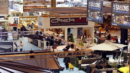 La Foire de Paris, &agrave; la Porte de Versailles, le 27 avril 2012. (FRANCOIS GUILLOT / AFP)