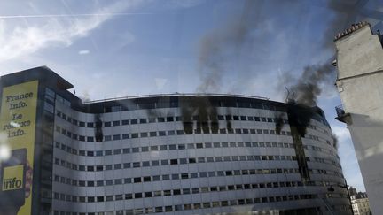 Incendie à la Maison de la Radio, le 31 octobre 2014
 (THOMAS SAMSON / AFP)