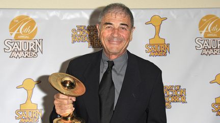 Robert Forster aux Saturn Awards, des récompenses remises à des films ou séries fantastiques, de science-fiction et d'horreur, le 26 juin 2014 à Burbank, en Californie. Il y a reçu&nbsp;une distinction pour sa participation à la série "Breaking Bad". (NINA PROMMER / EPA / MaxPPP)