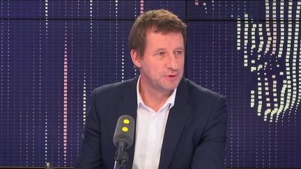 Le député européen Europe Écologie-Les Verts&nbsp;Yannick Jadot le 3 décembre 2018 sur franceinfo. (FRANCEINFO / RADIOFRANCE)