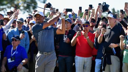 Tiger Woods au tour numéro 18 à Torrey Pines (DONALD MIRALLE / GETTY IMAGES NORTH AMERICA)