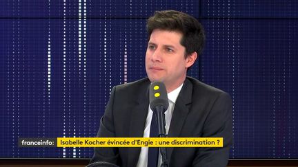 Julien Denormandie, ministre de la Ville et du Logement, était l’invité du "8h30 franceinfo" le vendredi 7 février 2020 (capture écran). (FRANCEINFO / RADIOFRANCE)