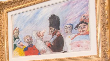 "Squelette arrêtant masques" de James Ensor.
 (Denis Closon/ISOPIX/SIPA)