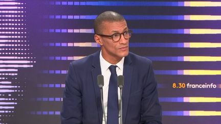 Karim Bouamrane, maire PS de Saint-Ouen-sur-Seine (Seine-Saint-Denis), sur franceinfo le 30 novembre 2024. (FRANCEINFO / RADIO FRANCE)