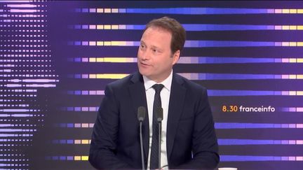 Le député Renaissance Sylvain Maillard était l'invité de franceinfo le 20 mai 2023. (FRANCEINFO / RADIO FRANCE)