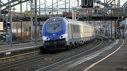 Un train en gare de Colmar (Haut-Rhin), le 4 mars 2018. (MAXPPP)