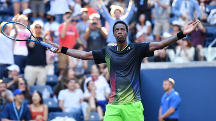 Gaël Monfils le 4 septembre 2021 à l'US Open lors du troisième tour de l'US Open. (ANGELA WEISS / AFP)