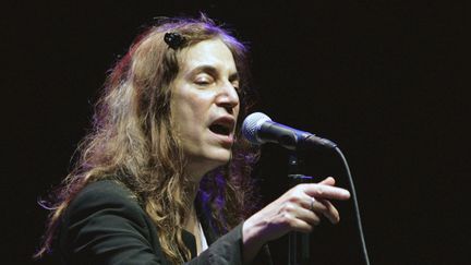 Patti Smith en 2010, une grande voix légendaire du rock. (JUAN FRANCISCO MORENO / EFE)