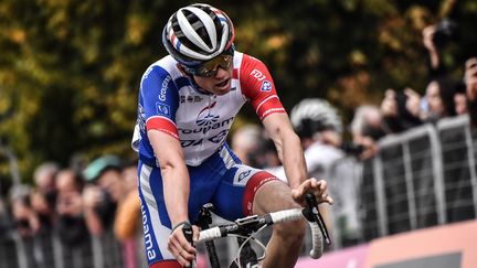 Le coureur breton de Groupama-FDJ David Gaudu. (MARCO BERTORELLO / AFP)