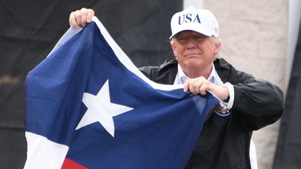 Le président américain Donald Trump le 29 août 2017 à Corpus Christi (Texas). (JIM WATSON / AFP)