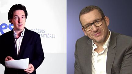 Guillaume Gallienne et Dany Boon dans les clips "Rock the eurovote"
 (DR)