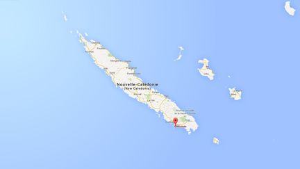 Noum&eacute;a, en Nouvelle-Cal&eacute;donie. Capture d'&eacute;cran Google Maps. (FRANCETV INFO )