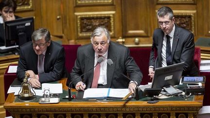 &nbsp; (Le président du Sénat, Gérard Larcher, utilise cet argumentaire © MaxPPP)