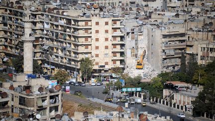 Vue sur Alep (Syrie), 27 septembre 2019. (MAXIME POPOV / AFP)