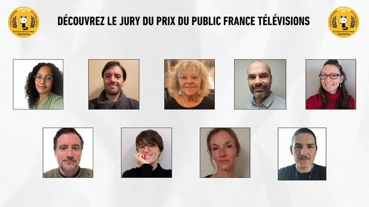 Un jury public composé de neuf lecteurs de Nouvelle-Aquitaine :
Isabelle Daniel (17610 Chaniers), Mélanie Gatte (16000 Angoulême), Xavier Harismendy (19100 Brive-la-Gaillarde), Aïcha Mallet (33400 Talence), Marion Montrouge (33140 Villenave-d'Ornon), Clément Picout (23200 Aubusson), Anne-Sophie Pittié (64310 Ascain), Kilian Rigaudeau (86600 Lusignan) et Sylvain Rioland (86170 Neuville-de-Poitou). (FRANCE TELEVISIONS)