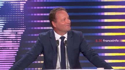 Sylvain Maillard, député de Paris, était l'invité du "8h30 franceinfo", mercredi 17 août 2022. (FRANCEINFO / RADIOFRANCE)