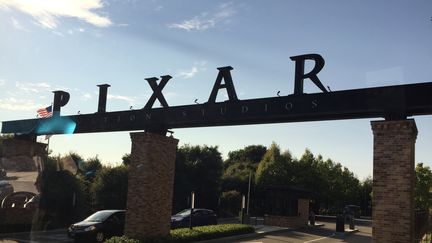 L'entrée des studios Pixar à San Francisco, où est réalisé le film Coco. (LAURENT VALIERE/RADIO FRANCE)