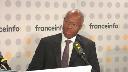 Général Jean-Marc Vigilant, président du club de pensée EuroDéfense-France, le 5 juin 2024 sur franceinfo. (FRANCEINFO / RADIO FRANCE)