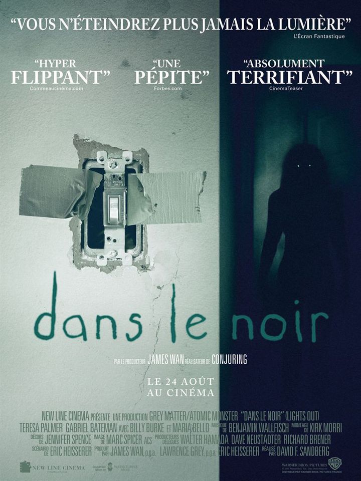 "Dans le noir" : l'affiche française
 (Warner Bros. France )