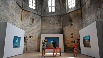 The 55th edition of the photography festival "The Arles meetings" is held until September 29, 2024. (NICOLAS TUCAT / AFP)