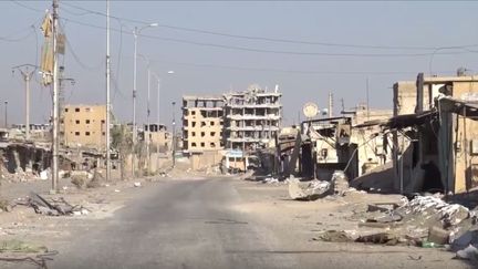 Ouest de Raqqa, le 28 septembre 2017. (GILLES GALLINARO / RADIO FRANCE)