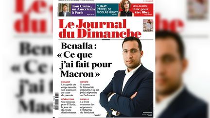 La une du "Journal du Dimanche", le 29 juillet 2018. (JOURNAL DU DIMANCHE)