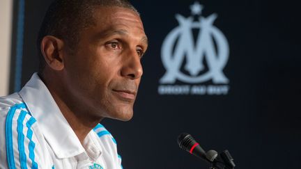 Franck Passi, l'entraîneur de l'OM (BERTRAND LANGLOIS / AFP)