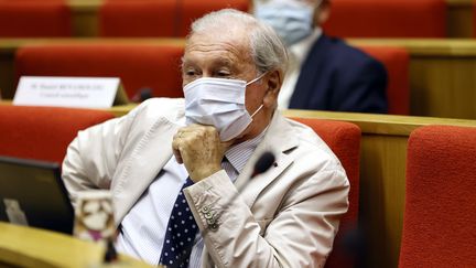 Le président du Conseil scientifique Jean-Francois Delfraissy au Sénat à Paris le 15 septembre 2020. (THOMAS SAMSON / AFP)