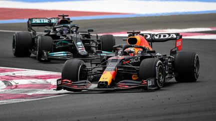 Max Verstappen a remporté le Grand Prix de France dimanche 20 juin.&nbsp; (CHRISTOPHE SIMON / AFP)