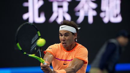 Rafael Nadal au tournoi de Pékin (Chine) (NICOLAS ASFOURI / AFP)